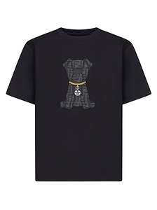 Fendi Logo Dog Crewneck T-Shirt