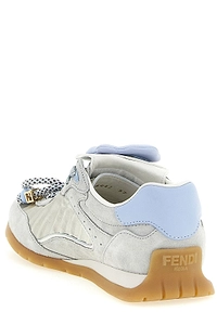Fendi Wave Pulse Floral Tongue Sneakers