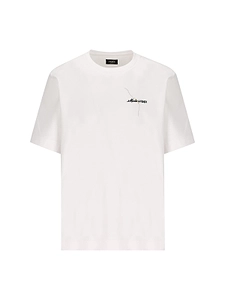 Fendi Logo Embroidered Crewneck T-Shirt