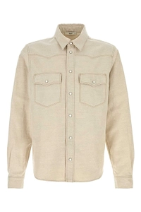 Fendi Long Sleeved Western Denim Shirt