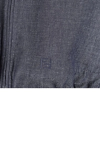 Fendi Zip-Up Drawstring Hem Reversible Jacket