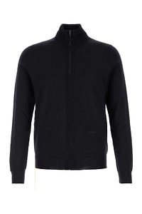 Fendi Zip-Up Stand-Collar Cardigan