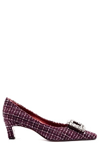 Festa Milano Marsia Woven Jewel Heeled Pumps
