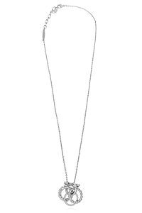 Ferragamo Gancini Embellished Pendant Necklace