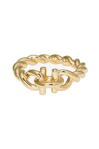 Chain-Link Polished Ring