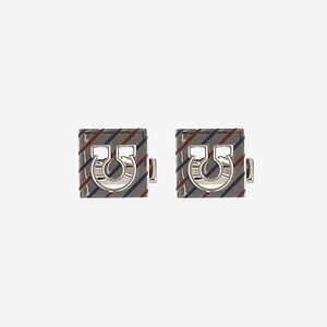 Gancini Stripe Cufflinks
