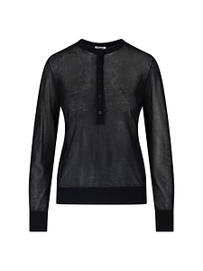 Filippa K Sheer Buttoned Cardigan