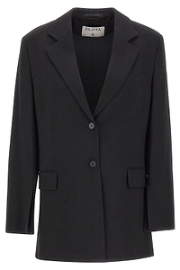 Filippa K Single-Breasted Slit-Hem Blazer