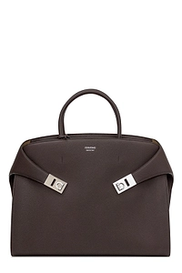 Ferragamo Hug Logo Printed Briefcase