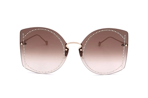 Ferragamo Eyewear Cat Eye Frame Sunglasses