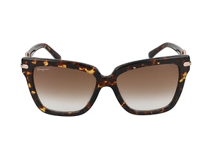 Ferragamo Eyewear Cat Eye Frame Sunglasses