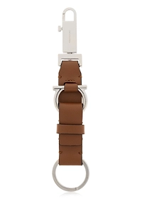 Ferragamo Gancio Leather Keyring