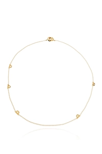 Ferragamo Logo Beaded Embellished Necklace