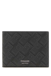 Ferragamo Monogram Printed Bi-Fold Wallet