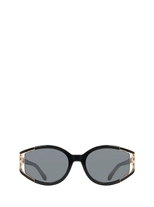 Ferragamo Eyewear Oval Frame Sunglasses
