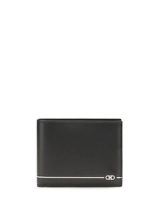 Ferragamo Stripe Logo Bifold Wallet