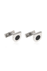 Ferragamo T-Bar Fastened Logo Cufflinks