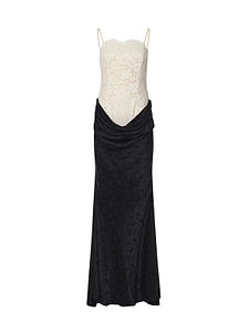 For Love & Lemons Lace Jacquard Maxi Dress