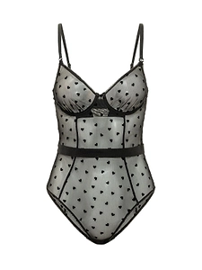 Heart Mesh Bodysuit