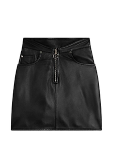 Fiorucci Zip-Front Mini Skirt