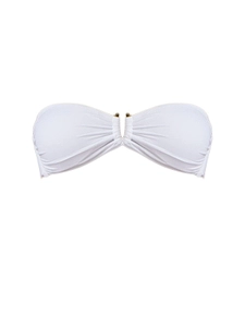 Ruched Bandeau Bikini Top