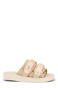 Forte Forte Double Strap Embellished Flat Sandals