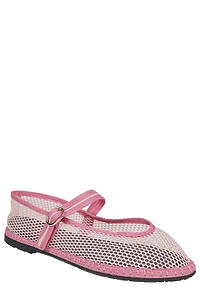 Isabella Mesh Mary Jane Flat Shoes