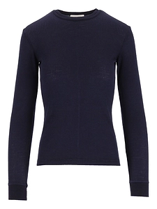 Forte Forte Ribbed Round-Neck Knitted Top