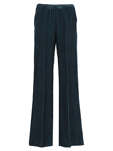 Ribbed Velvet Pull-On Pants