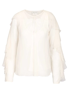 Forte Forte Ruffled Layered Chiffon Top