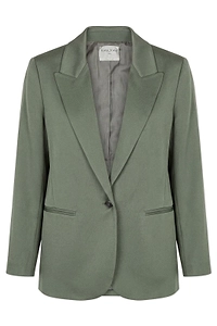Forte Forte Satin Single-Vent Blazer