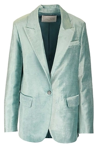 Forte Forte Single Breasted Velvet Jacket