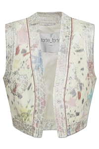 Forte Forte Textured Lurex Vest