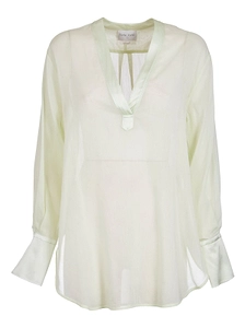 Forte Forte V-Neck Long Sleeve Top