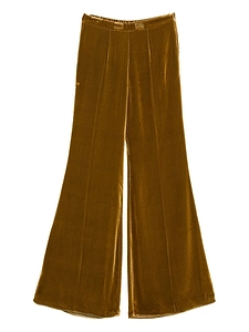 Forte Forte Wide-Leg Velvet Pants