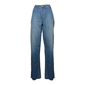 Logo Patch Straight-Leg Jeans