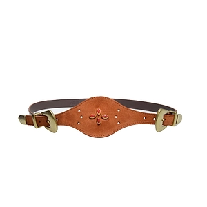 Fortela Temple Bi-Leather Busthier Belt
