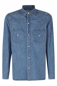 Fortela Western Snap Denim Shirt