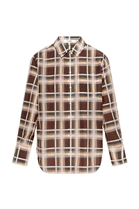 Frame Oversized Checked Shirt
