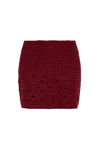 Crochet Mini Skirt
