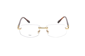 Fred Rimless Rectangular Glasses