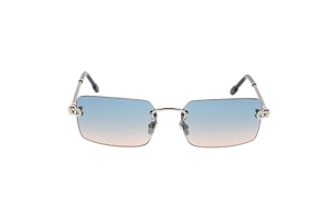 Fred Rimless Rectangular Sunglasses