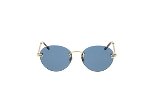 Fred Rimless Round Sunglasses