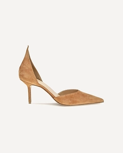 Francesco Russo D'orsay Flame Heeled Pumps