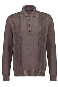 Frescobol Carioca Long-Sleeved Knitted Polo Jumper