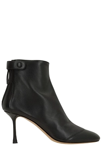 Francesco Russo Pointed Toe Zip-Up Boots