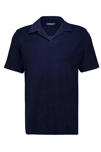 Frescobol Carioca Straight Hem Short-Sleeved Polo Shirt