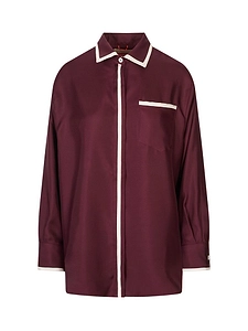 F.R.S For Restless Sleepers Contrast Piped Shirt