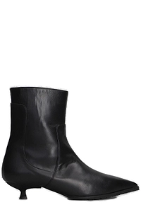 Fratelli Russo Pointed-Toe Low Heel Ankle Boots