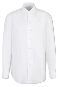 Fray Button-Up Long-Sleeved Shirt